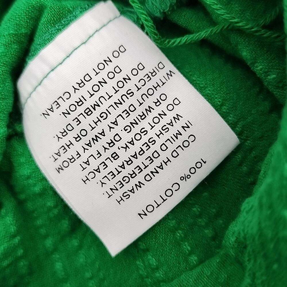 RUMER The Label Amoura Green Cutout Jumpsuit M NWT Wide Leg Emerald O-Ring - Picture 14 of 15